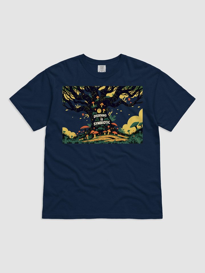 Symbiotic Nature - Tree & Mushroom Ecosystem Heavyweight T-Shirt product image (4)