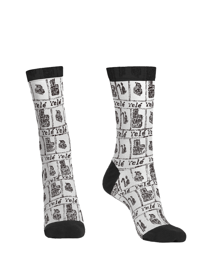 Royalty Print Eco-Friendly Art Crew Socks product image (2)