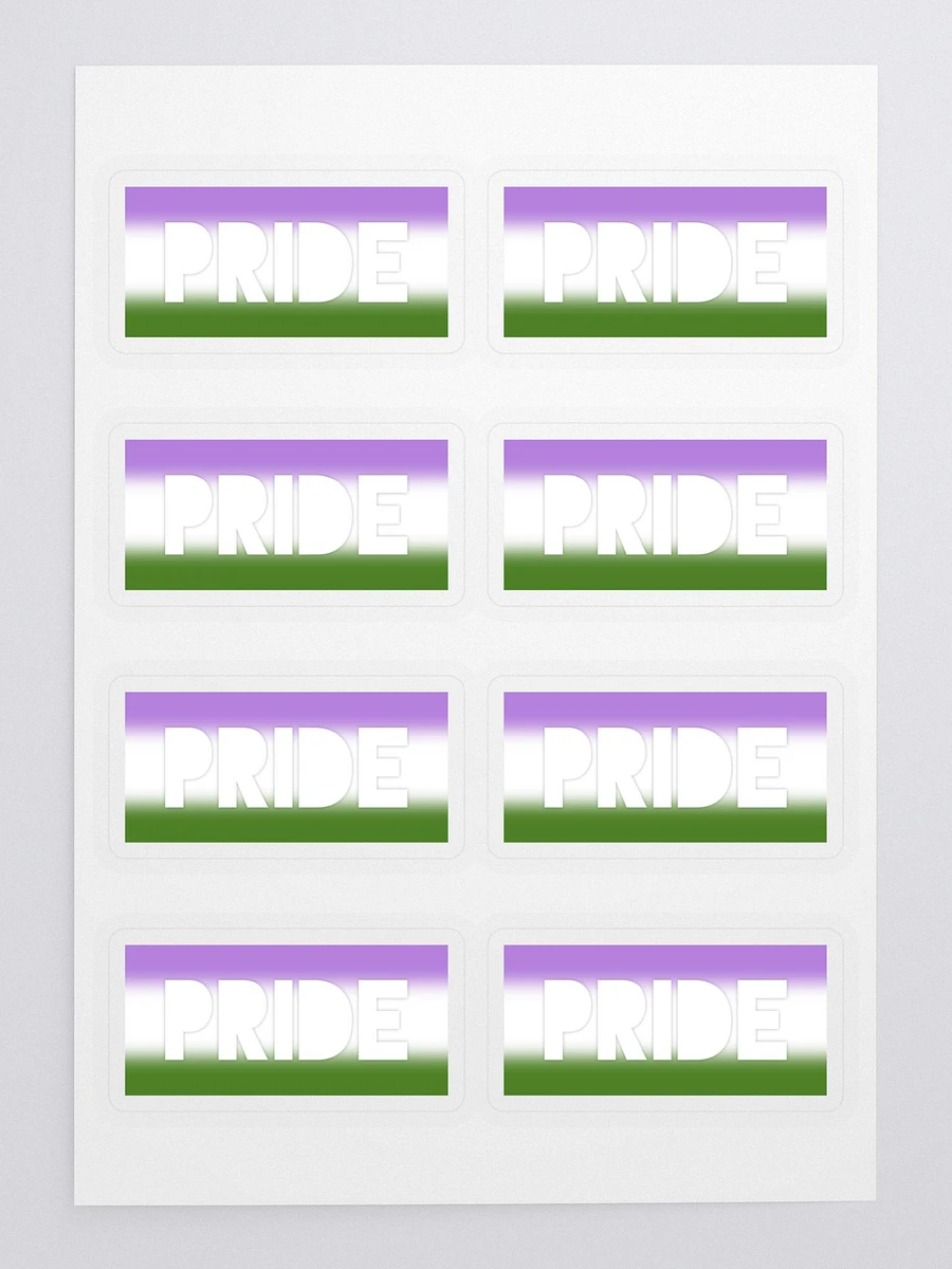 Gender Queer Pride On Display - Stickers product image (3)