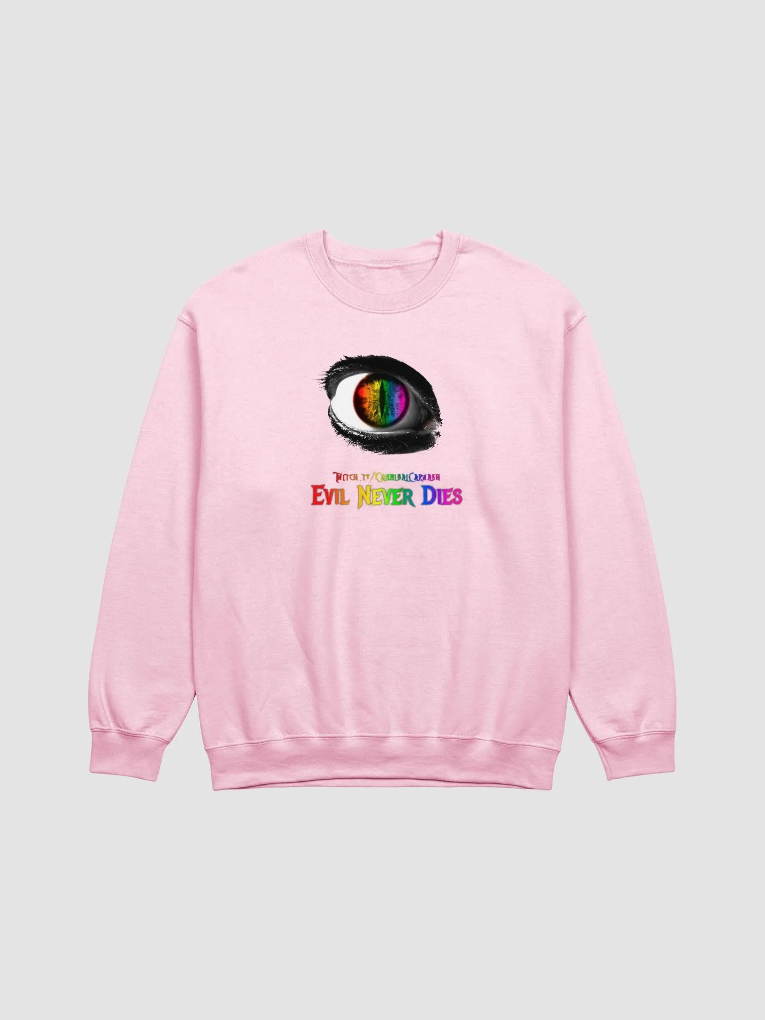 Evil Never Dies Rainbow Sweatshirt product image (1)