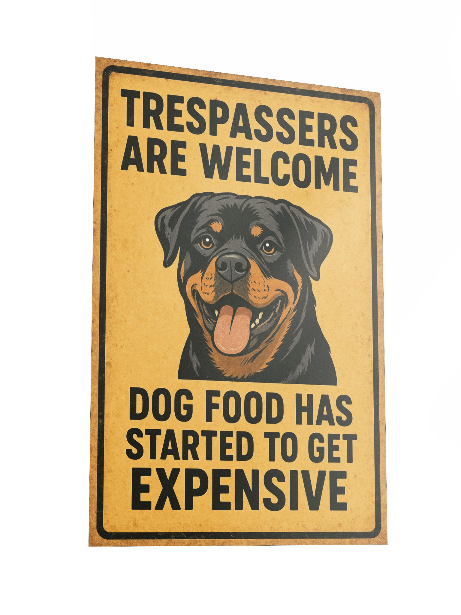Rottweiler Trespassers Welcome Poster product image (5)