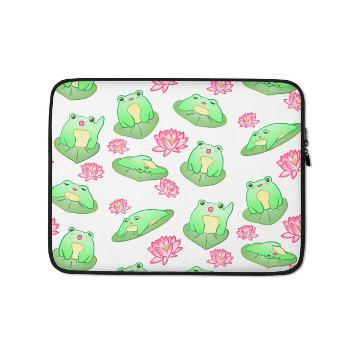 Kawaii Froggie Laptop Sleeve product image (1)