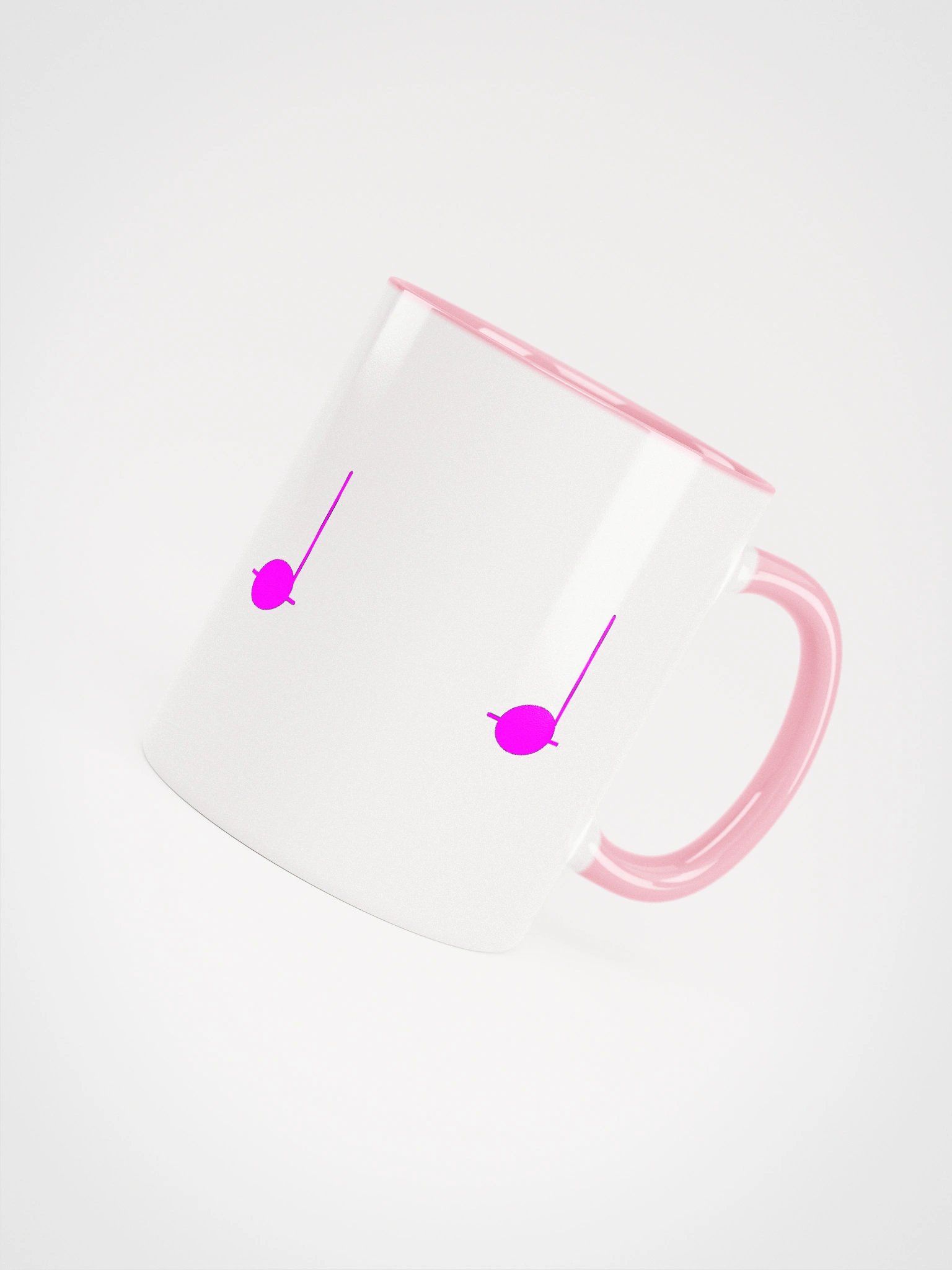 Popcorn Anime Pink Note Ceramic Mug product image (4)