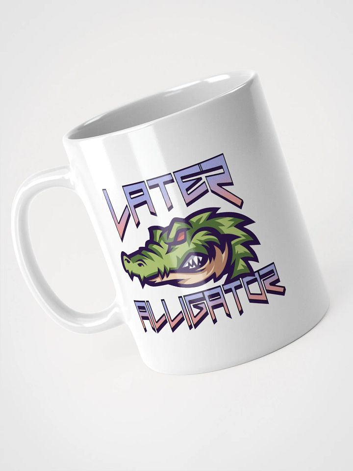 Later Alligator White Glossy Mug product image (2)