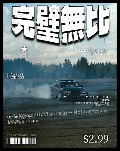 ✩ Unparalleled Perfection ✩

完璧無比

JDM Car magazine concept created by @RevvedUpVisionsJP

#JDM #cars #Japan #carculture #car...