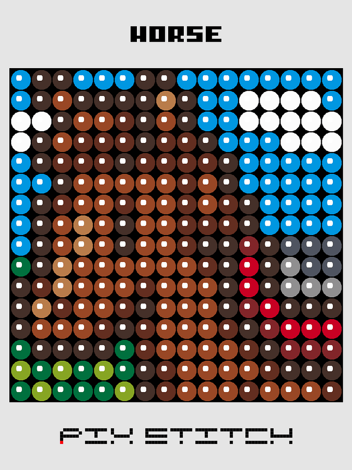 Horse Pixel Art product image (1)
