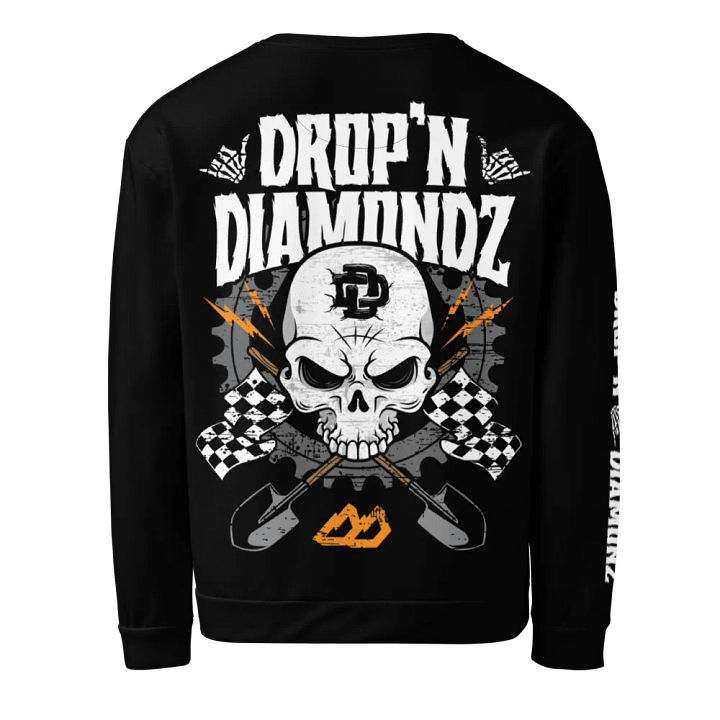 Drop n Diamondz Skull Emblem Sweatshirt product image (1)