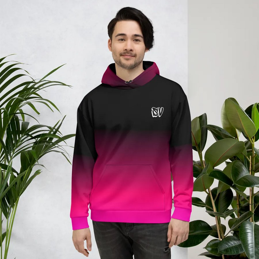 STRAIGHT VIBIN NEON COLOR FADE STYLE TANJIRO DEMON SLAYER HOODIE product image (4)