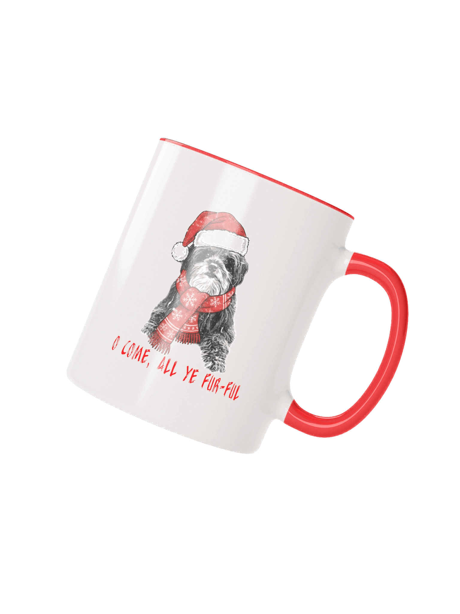 Oh Come, All Ye Fur-ful Ceramic Mug product image (22)