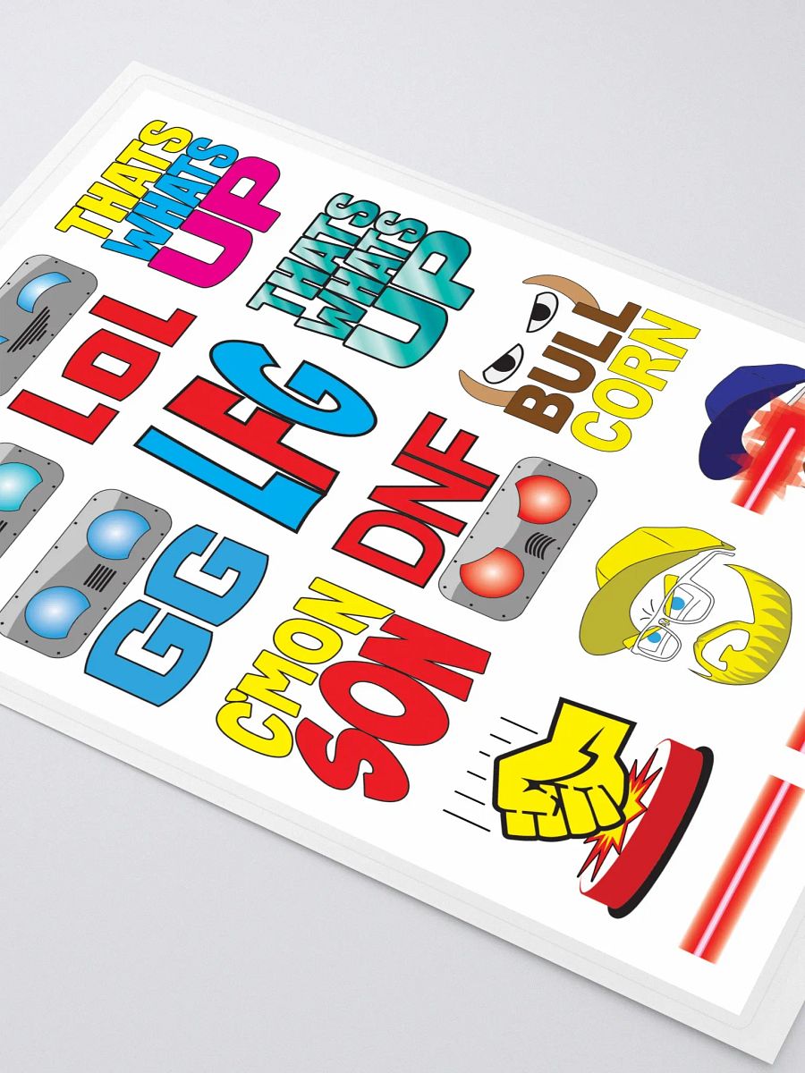 Emote Sticker Sheet product image (2)