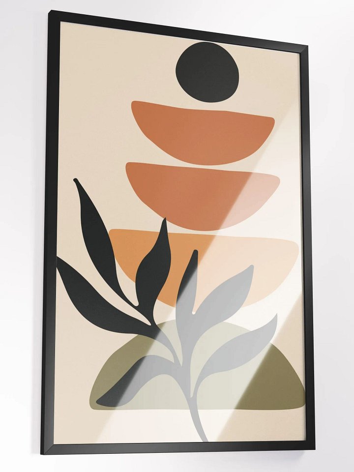 Botanical Geometry Framed Poster product image (6)
