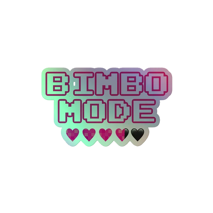 BIMBO MODE Heart Refill Holographic Sticker product image (1)