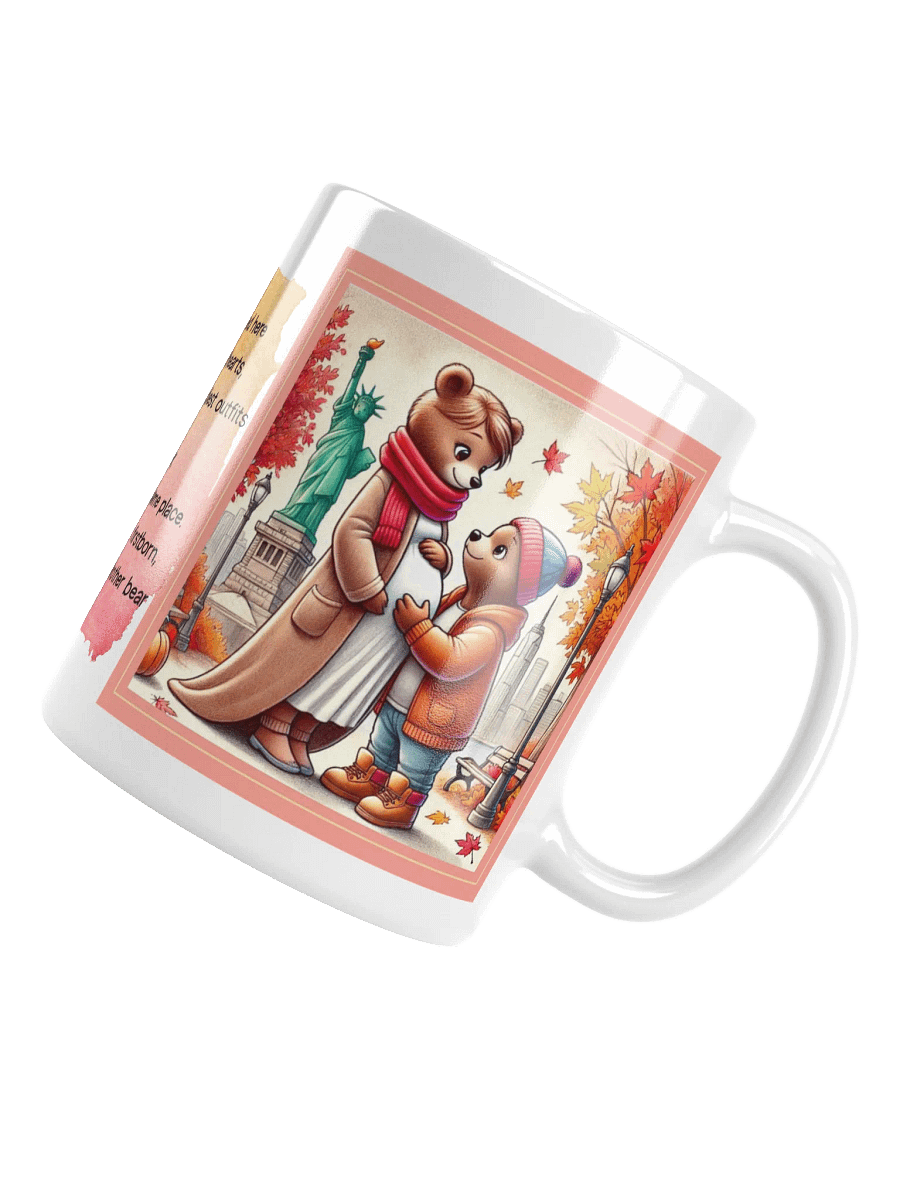 Honeymoon to Familymoon Brown Bear Mug product image (6)
