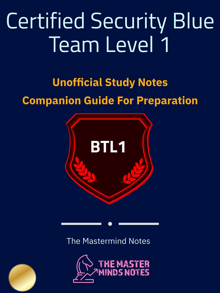 Certified Security Blue Team Level 1 Study Notes (Unofficial) product image (1)