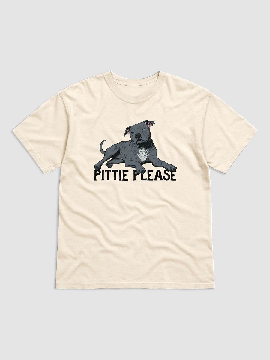 Pittie Please T-Shirt of a Pitbull (Blue) | Funny T-Shirt for Pittie, Staffordshire, and Bully Owners product image (29)