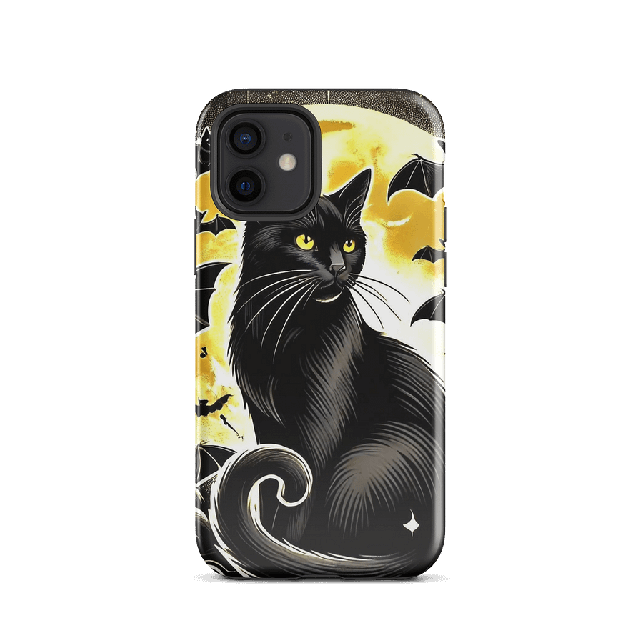Mystic Black Cat iPhone Tough Case - Halloween Night Design product image (1)