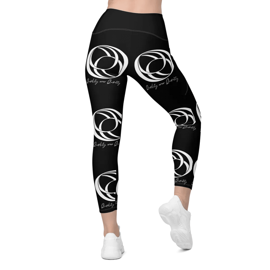 All Over Women's Leggings (Black) product image (3)