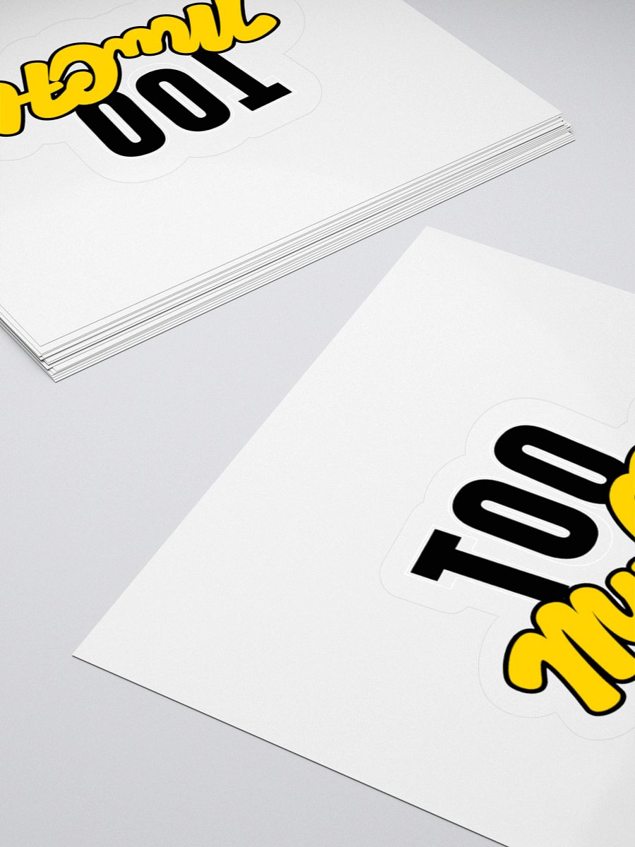 TOO LATE Sticker product image (12)