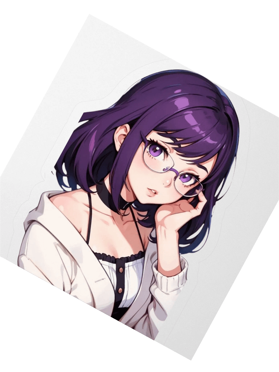 (PURPLE WAIFU) K STICKERS product image (6)