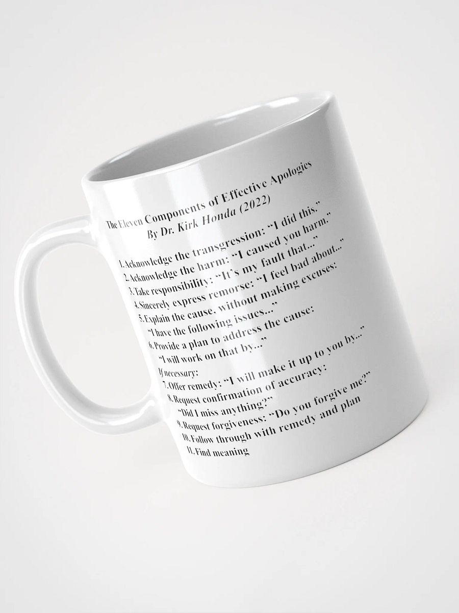 Effective Apologies - White Mug product image (5)