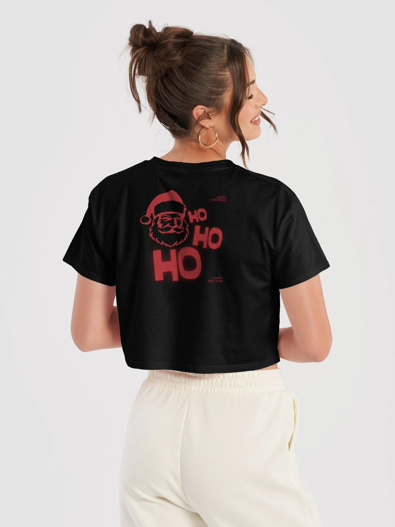 WyldFoxy Ho Ho Christmas Premium Crop Top product image (36)