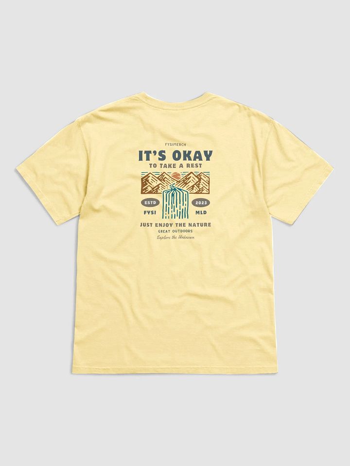 Take a Rest organic cotton garment t-shirt product image (2)