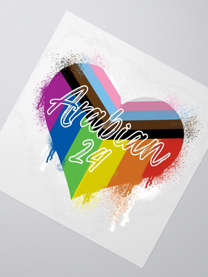 Arabian Heart Sticker - Small product image (2)