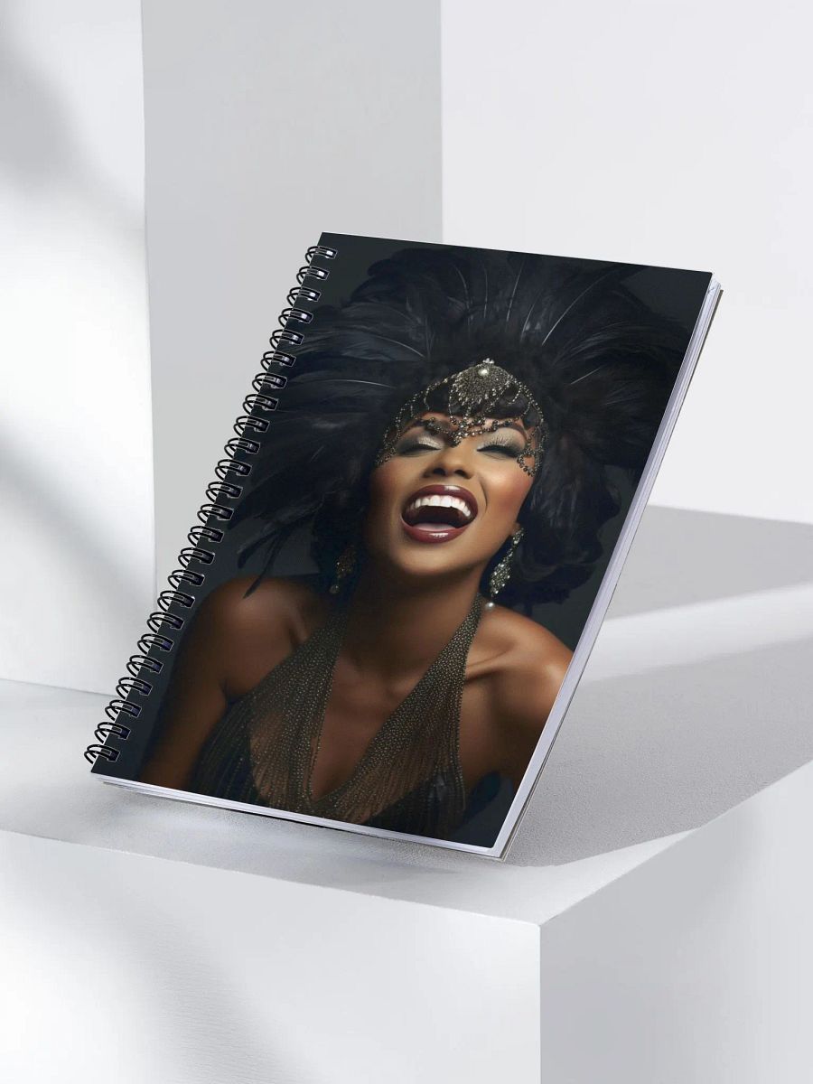 Feathered Elegance Spiral Notebook product image (3)