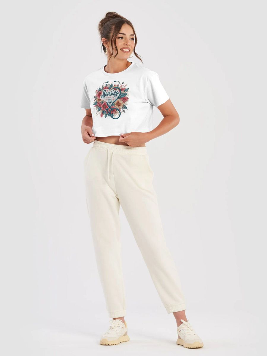 Nursing Heartbeat Women's Crop Top product image (37)