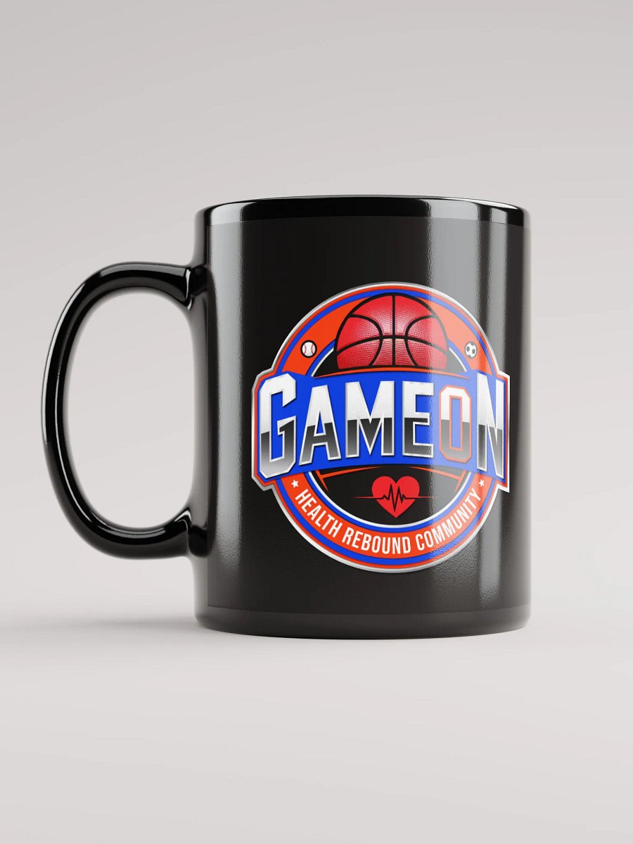 Game On Black Glossy Mug product image (12)