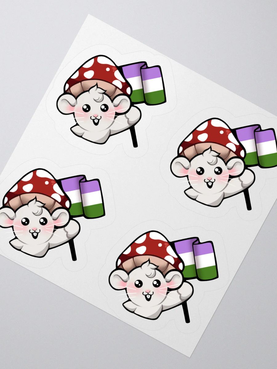 Genderqueer Pride Flag Stickers product image (2)