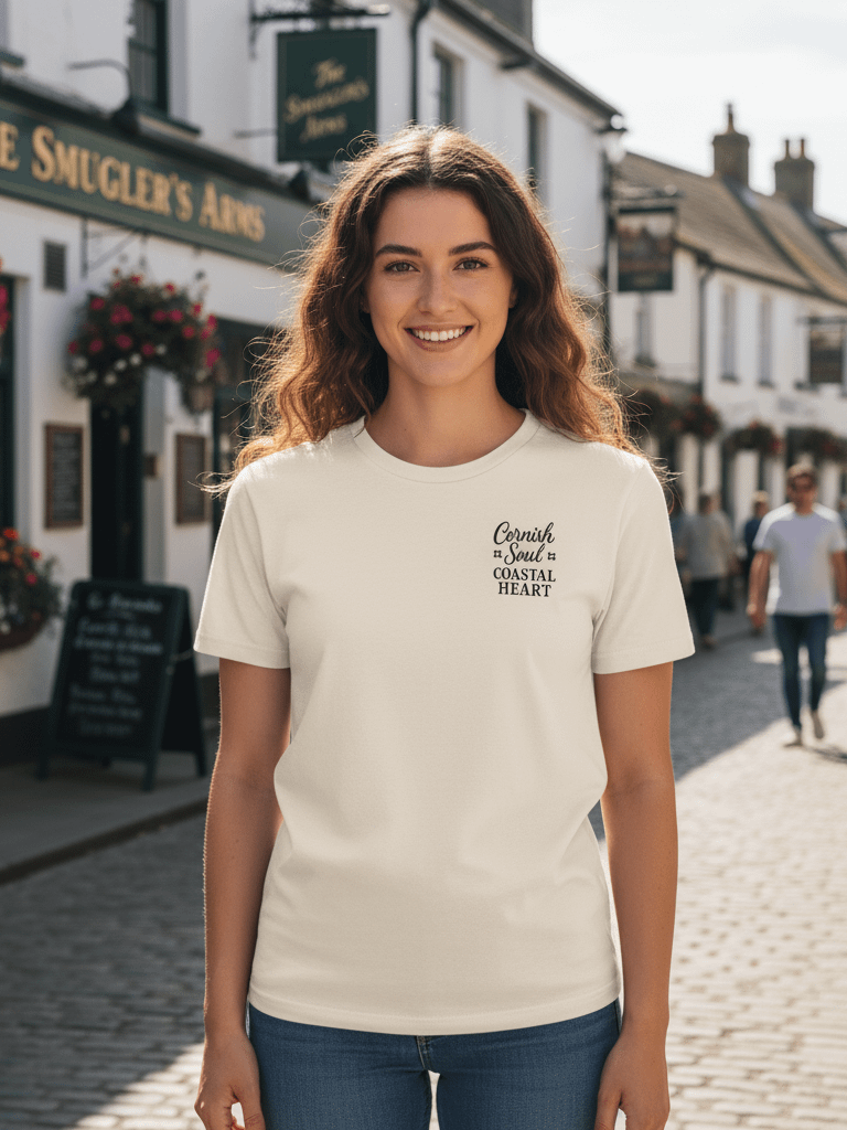 "Cornish Soul, Coastal Heart" Unisex T-Shirt product image (2)