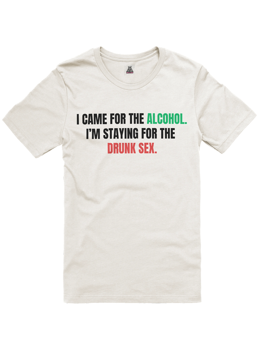 Women's I Came for the Alcohol Funny Party Shirt | Sarcastic Hippo Graphic Tee product image (1)