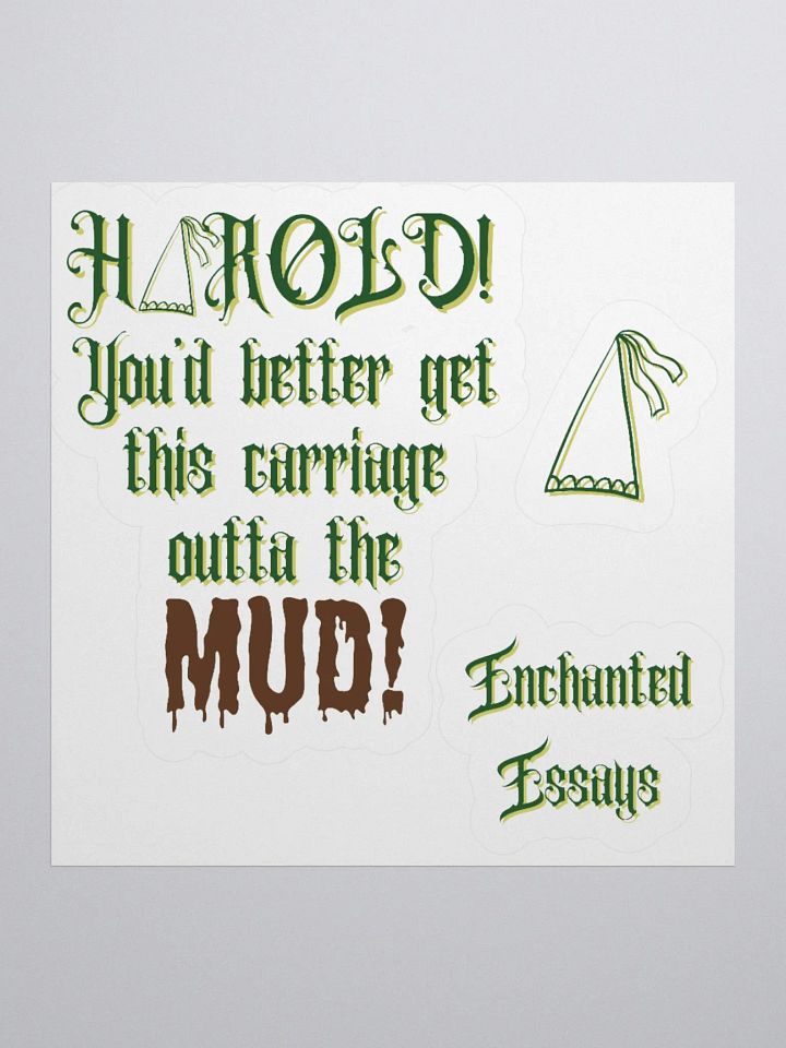 HAROLD Fairy Tale Vinyl Stickers product image (1)