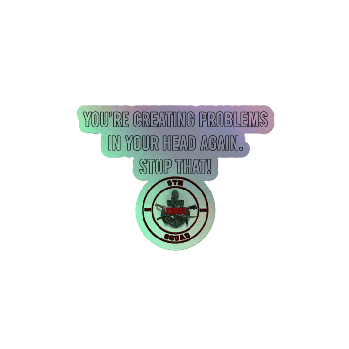Creating Problems - Holo Sticker product image (2)