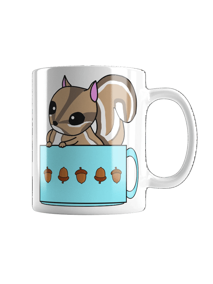 Hazelnut the Chipmunk sitting in a cup on a cup product image (1)