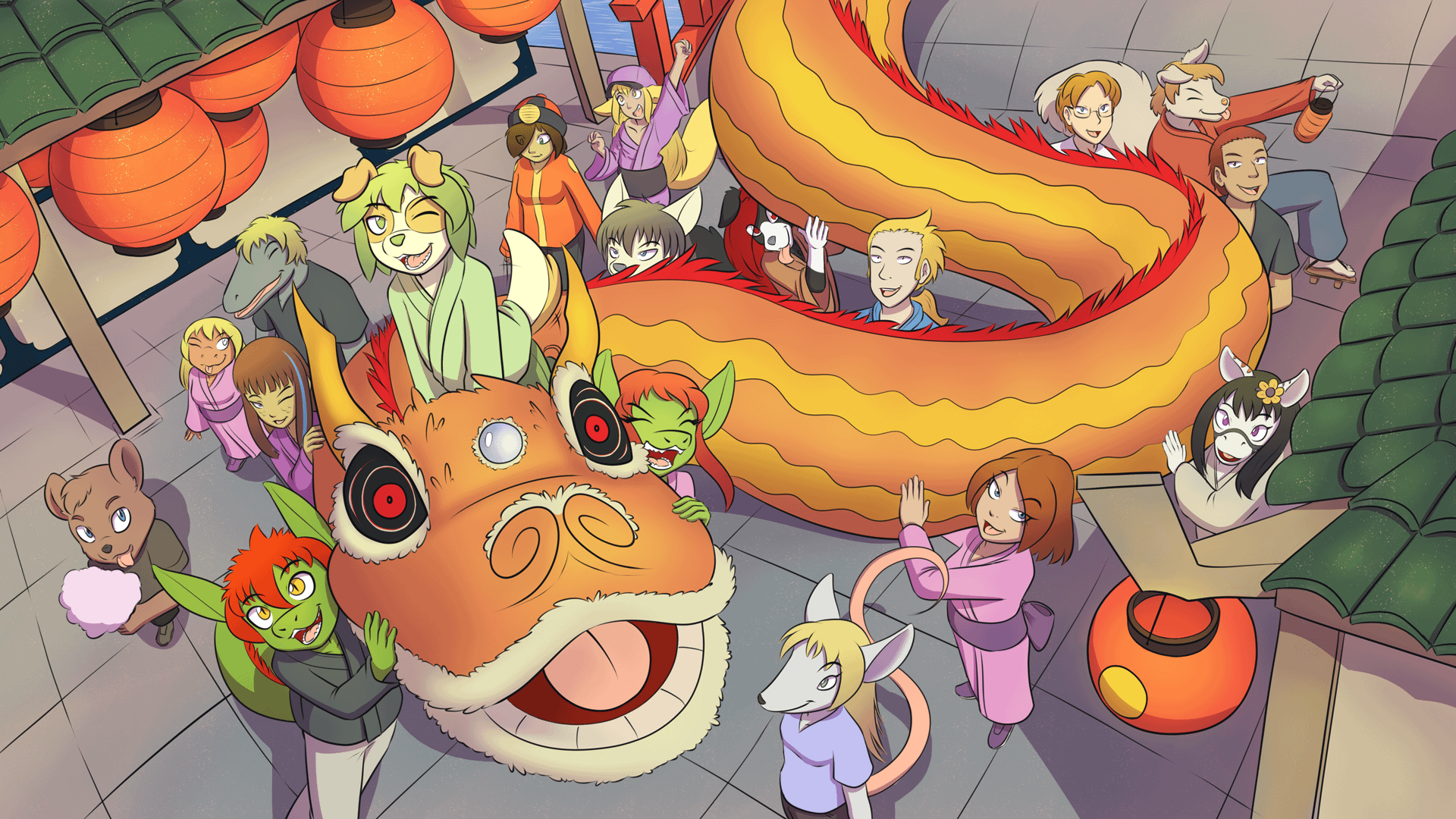 Year of the Dog Wallpaper (Day and Night Version) product image (1)