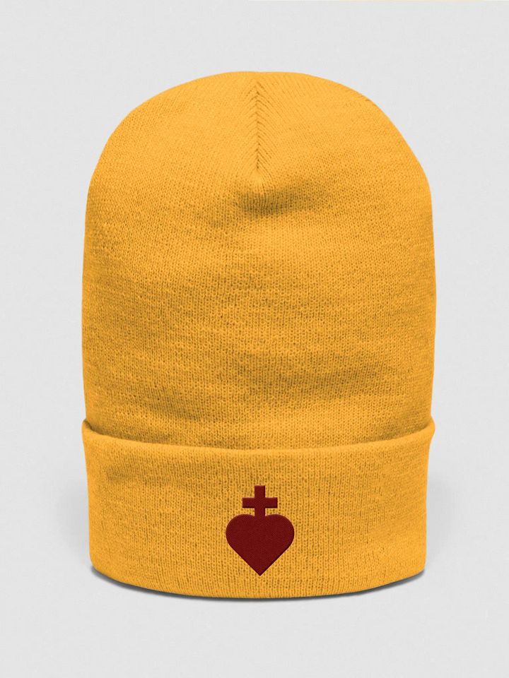 Christ Is King Beanie - Gold (Embroidered) product image (1)