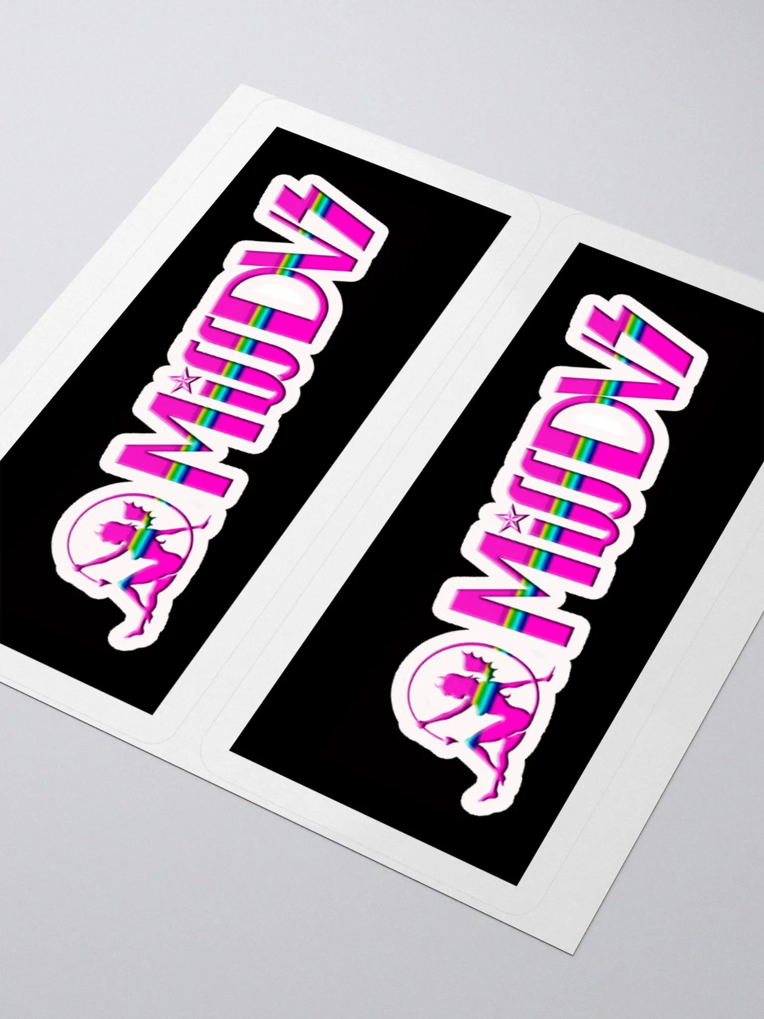MissDVS Pink Logo Stickers product image (4)