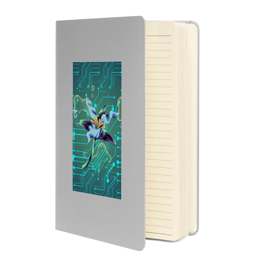 Floral Tech Fusion Hardcover Journal for the Techi lady or gent son daughter product image (3)