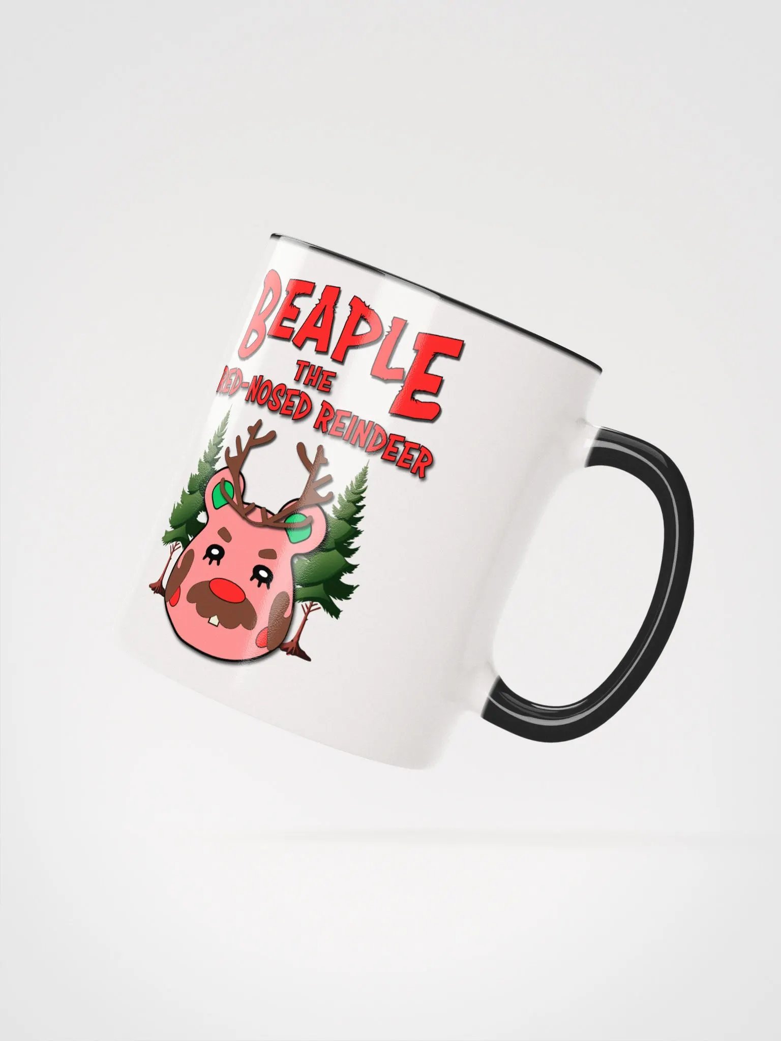 Beaple The Red-Nosed Reindeer Mug product image (2)