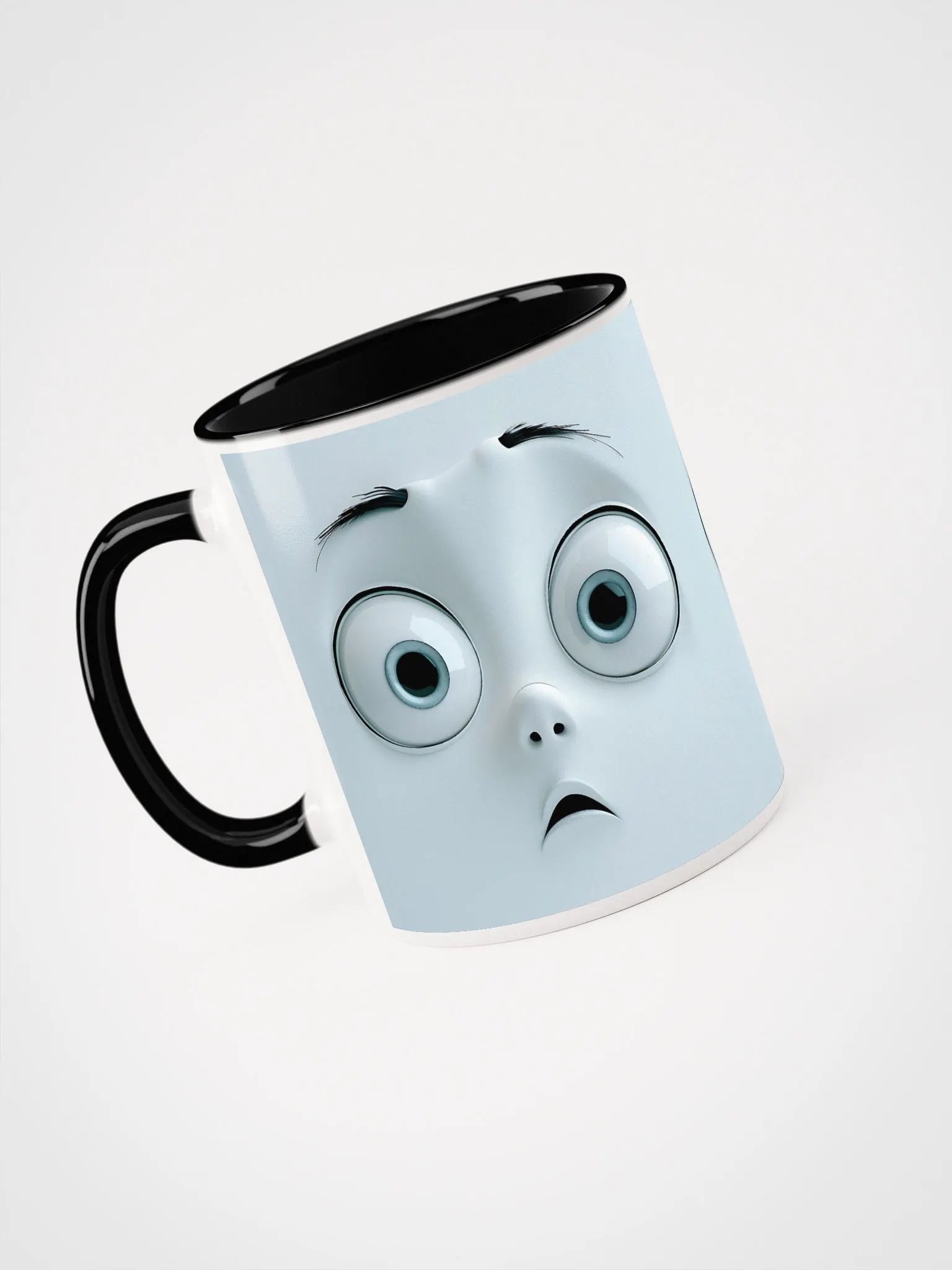 Wide-eyed Surprise Ceramic Mug product image (5)