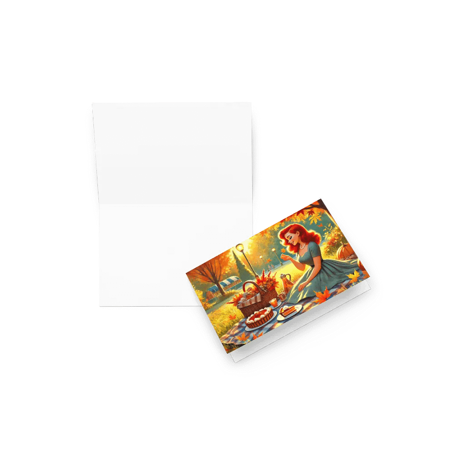 Autumn Picnic Greeting Card product image (7)