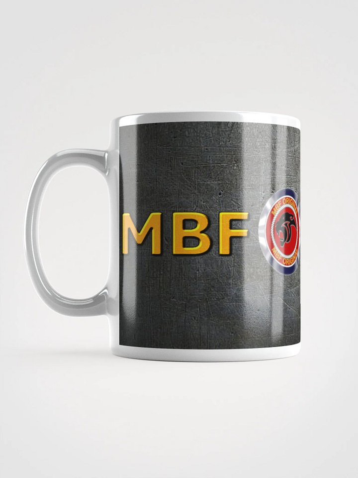 MBF Original Logo White / Grey Glossy Mug product image (1)
