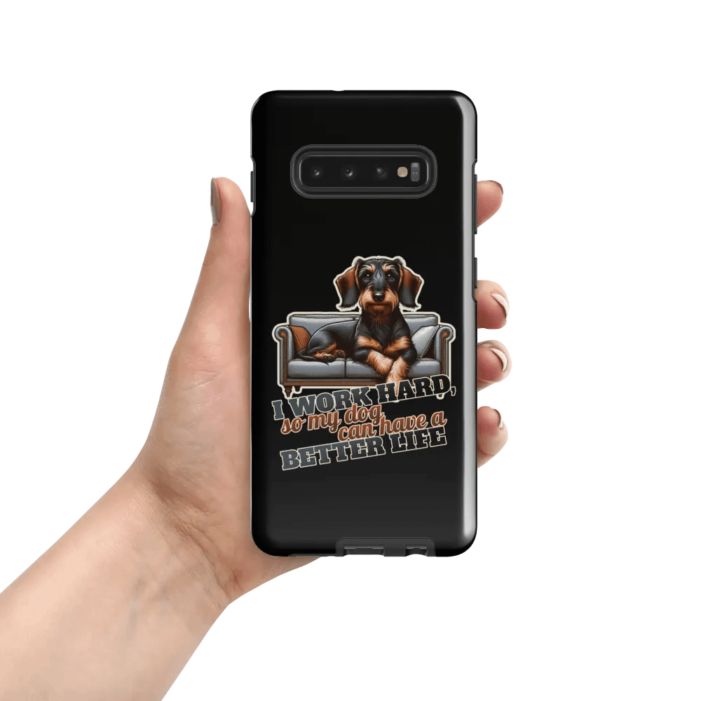 Work Hard – Dachshund - Samsung Tough Case product image (10)
