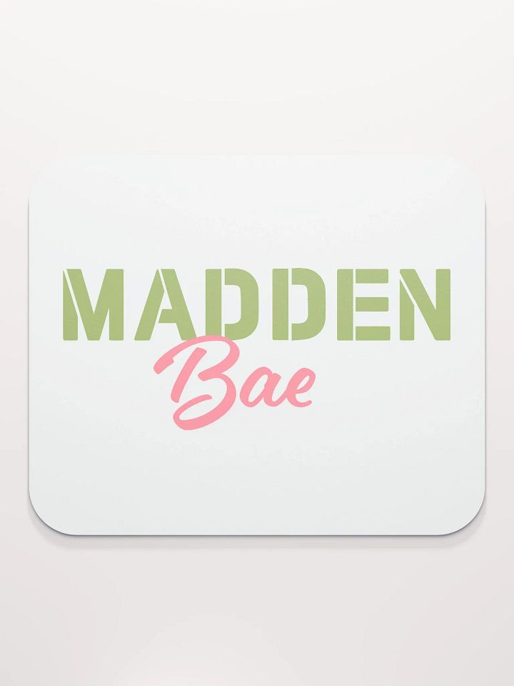 MaddenBae Mouse Pad Green and Pink product image (2)