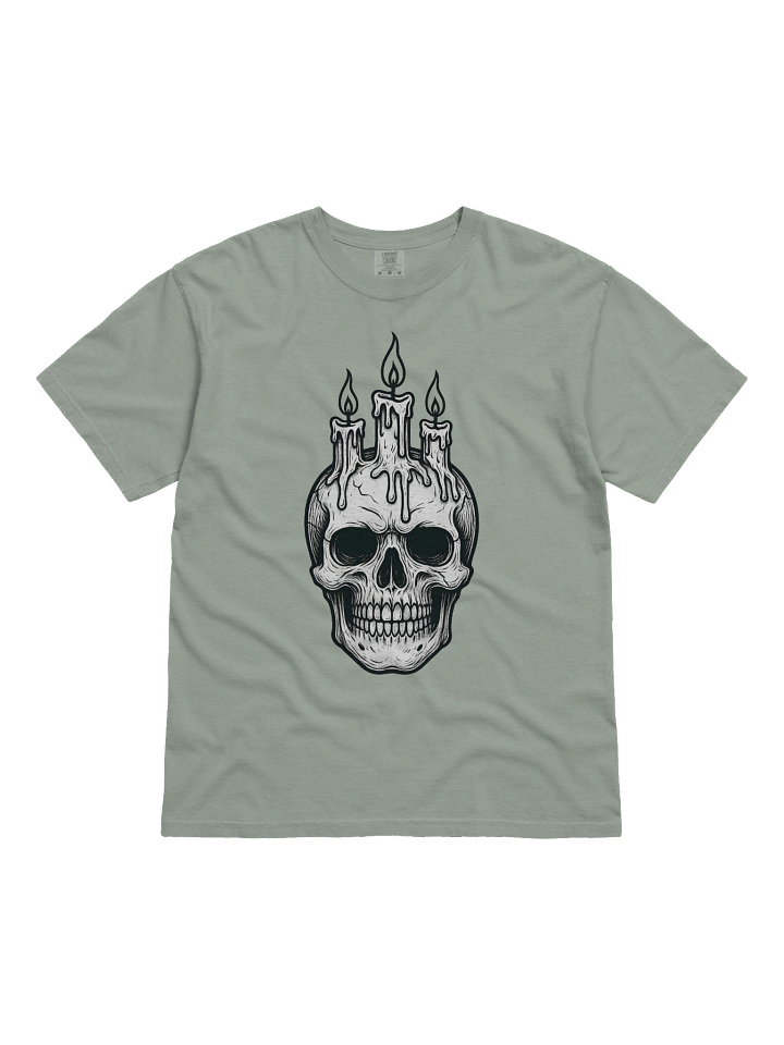 Candlelit Skull Tee – Shadows Eternal product image (1)