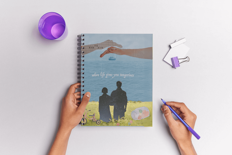 When life gives you tangerines 🍊 Notebook product image (3)