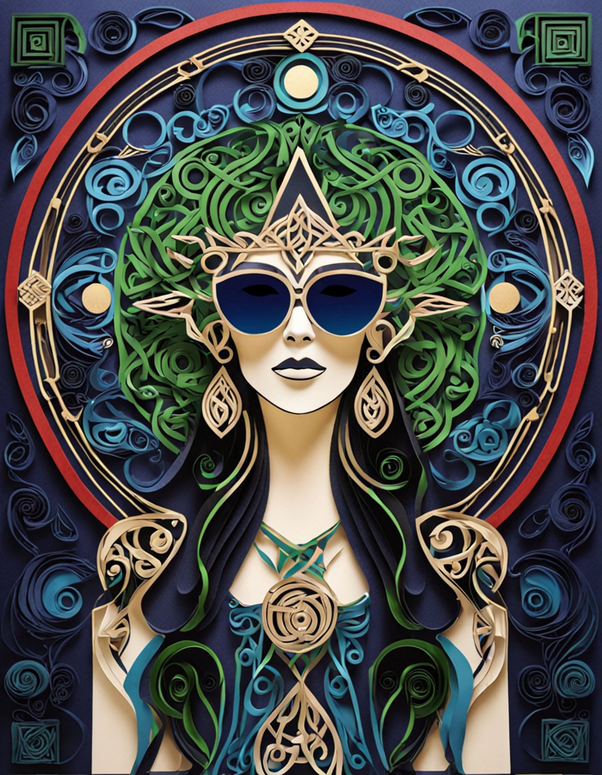 Winter Wiccan 14 - Instant Download product image (1)