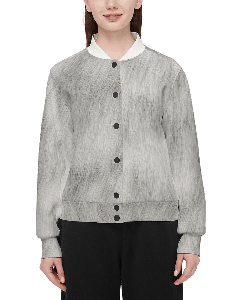 Chinchilla Cat Premium Bomber Jacket (Unisex) product image (2)